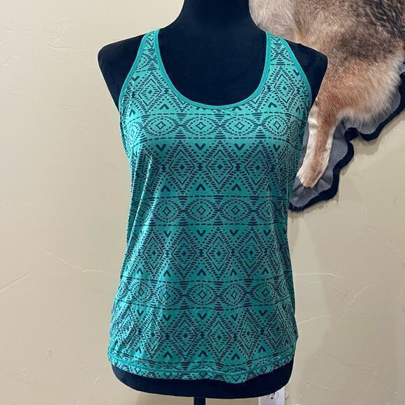 Prana Luca tribal print racerback tank top - Picture 2 of 5